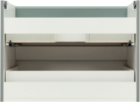 Тумба под раковину без столешницы Aquanet Вега 2.0 70 подвесная, мисти грин