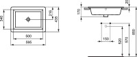 Раковина Ideal Standard Strada K078001 60 см