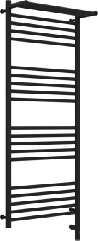 Полотенцесушитель электрический Сунержа Богема 3.0 120х50 с полкой, черный, R