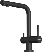 Комплект Смеситель Omoikiri Nagano P-BL черный + Фильтр Pure Drop Lite