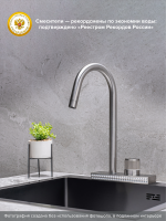 Смеситель для кухни РМС SUS130-017F нержавеющая сталь