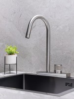 Смеситель для кухни РМС SUS130-017F нержавеющая сталь