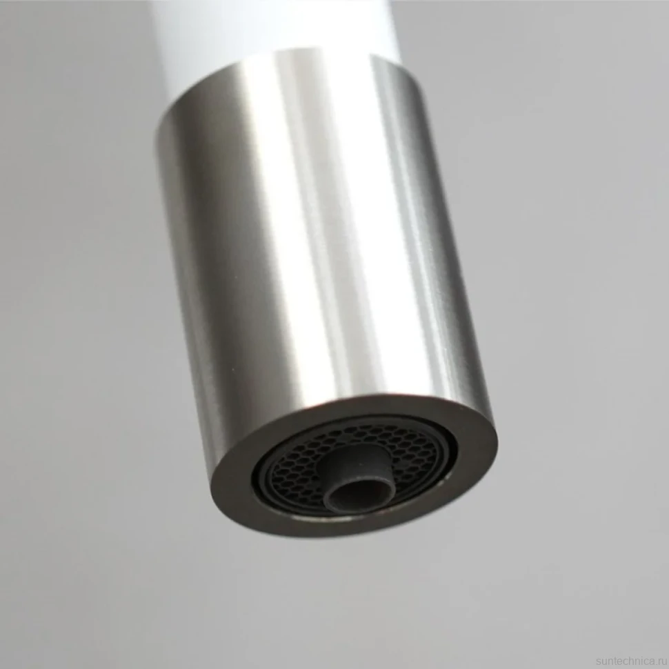 Смеситель для кухни Lemark Expert LM5083S-White сталь, белый