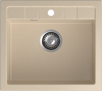 Комплект Мойка GranFest Quadro Q-561 кашемир + Смеситель MEGA Mega