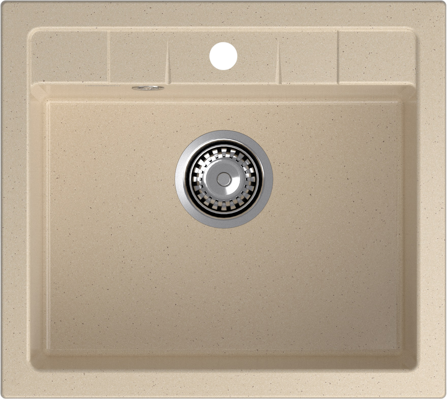 Комплект Мойка GranFest Quadro Q-561 кашемир + Смеситель MEGA Mega