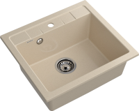 Комплект Мойка GranFest Quadro Q-561 кашемир + Смеситель MEGA Mega