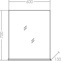 Мебель для ванной комнаты СаНта Грация 60