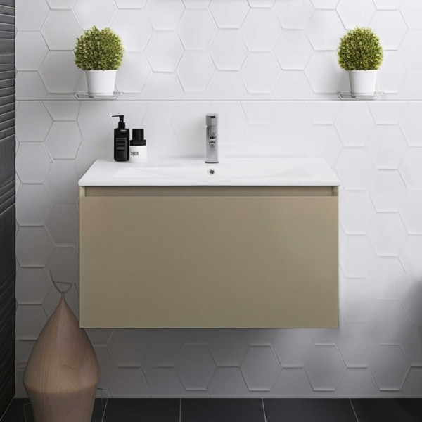 Тумба под раковину без столешницы Art&Max Латина (Latina) 60 подвесная, бежевая