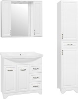 Тумба с раковиной Style Line Олеандр-2 90 Люкс, белая