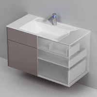 Тумба под раковину без столешницы AM.PM Inspire V2.0 100 элегантный серый Тумба под раковину без столешницы AM.PM Inspire V2.0 100 элегантный серый