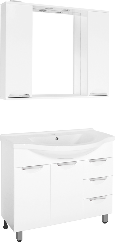 Мебель для ванной комнаты Style Line Жасмин 100 белая