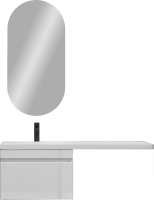 Мебель для ванной комнаты Vigo Urban 60 L 1 ящик, под стиральную машину, белая