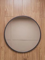 Зеркало круглое Dreja Miro 70 графит