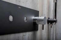 Душевой комплект Boheme Fusion 130-BCR С ВНУТРЕННЕЙ ЧАСТЬЮ, Black Chrome