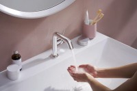 Смеситель для раковины Hansgrohe Tecturis S 73320000 хром