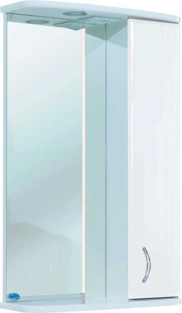 Зеркало Bellezza Астра R 50 белое