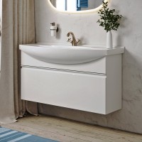 Тумба с раковиной Aqwella Rodos 105 белая Тумба с раковиной Aqwella Rodos 105 белая