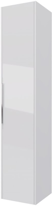 Шкаф-пенал для ванной Dreja Prime Prime 35 белый глянец, универсальный