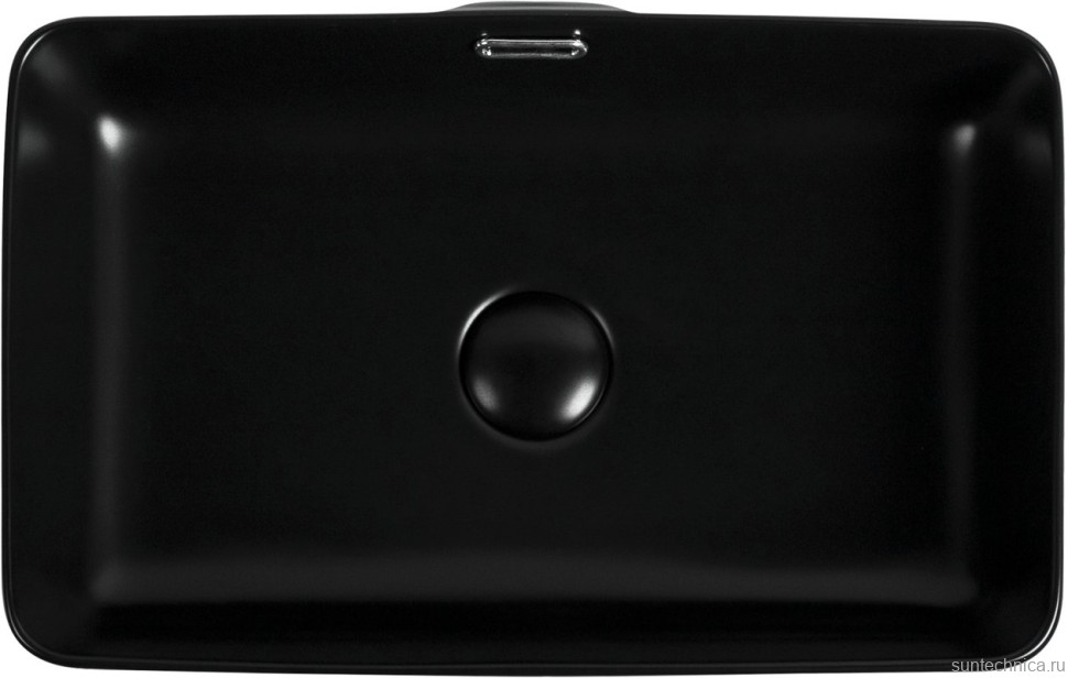 Накладная раковина Aquanet Perfect 2-MB черная матовая