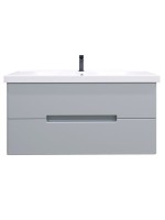 Тумба под раковину без столешницы SanStar Ориана 100 подвесная, серая