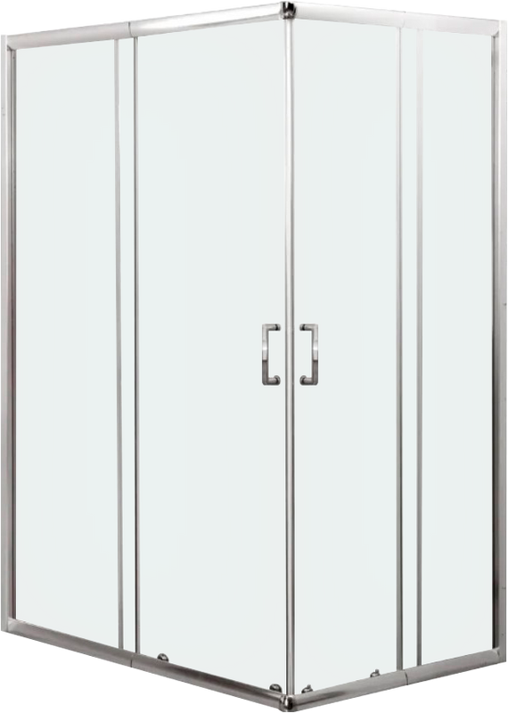 Душевой уголок BelBagno Unique AH-2-100/115-75/90-C-Cr стекло прозрачное