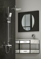 Душевая стойка BelBagno Acqua ACQUA-VSCM-CRM хром