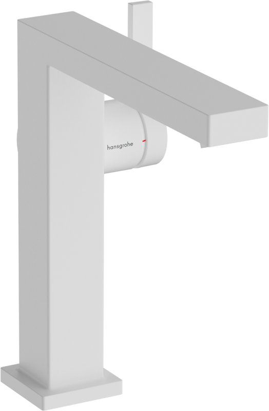 Смеситель для раковины Hansgrohe Tecturis E 150 Fine 73040700 матовый белый