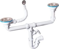 Комплект Мойка Florentina Липси 620К серый шелк + Измельчитель Bone Crusher BC 910-SL-Slim Line