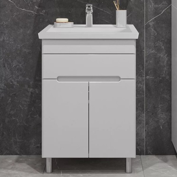 Тумба под раковину SanStar Модена 60 напольная, белая