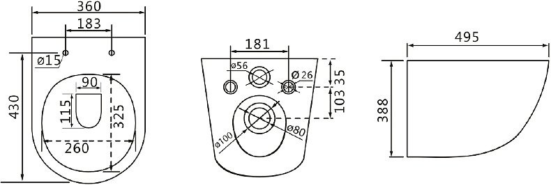 Комплект Lemark Glazer 100124430 безободковый, с микролифтом, кнопка смыва белый глянец