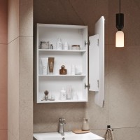 Мебель для ванной комнаты Alavann Cosmetic 60 подвесная, глянцевая белая