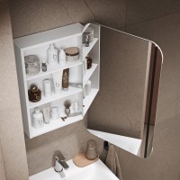 Мебель для ванной комнаты Alavann Cosmetic 60 подвесная, глянцевая белая