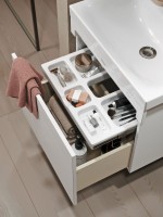 Мебель для ванной комнаты Alavann Cosmetic 60 подвесная, глянцевая белая