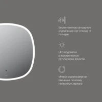 Зеркало AM.PM Func 65 квадратное Зеркало AM.PM Func 65 квадратное