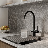 Смеситель для кухни IDDIS Pure PURBLFJi05 черный матовый