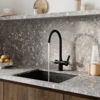 Смеситель для кухни IDDIS Pure PURBLFJi05 черный матовый