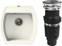 Комплект Мойка Florentina Нире 480 жасмин + Измельчитель Bone Crusher BC 610-AS