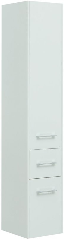 Шкаф пенал для ванной Aquanet Августа 35 L белый