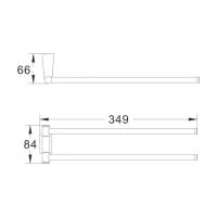 Полотенцедержатель Shevanik SG5707G Полотенцедержатель Shevanik SG5707G