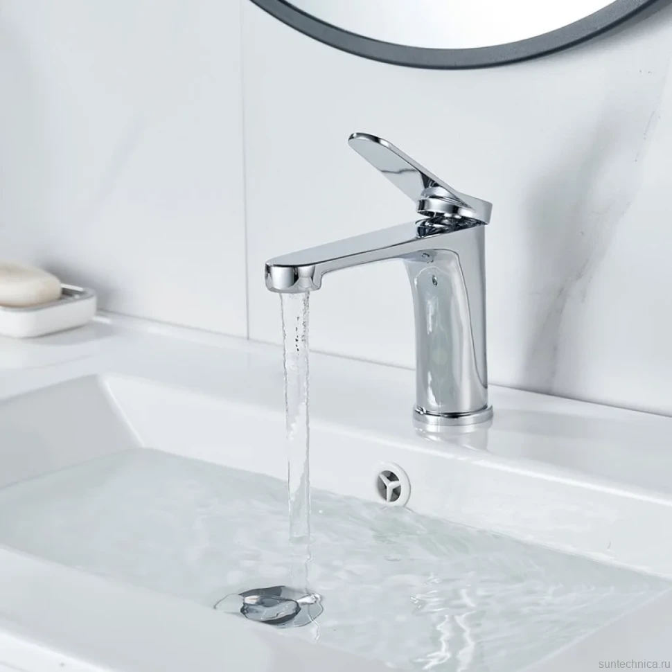 Смеситель для раковины Shevanik S6201 хром