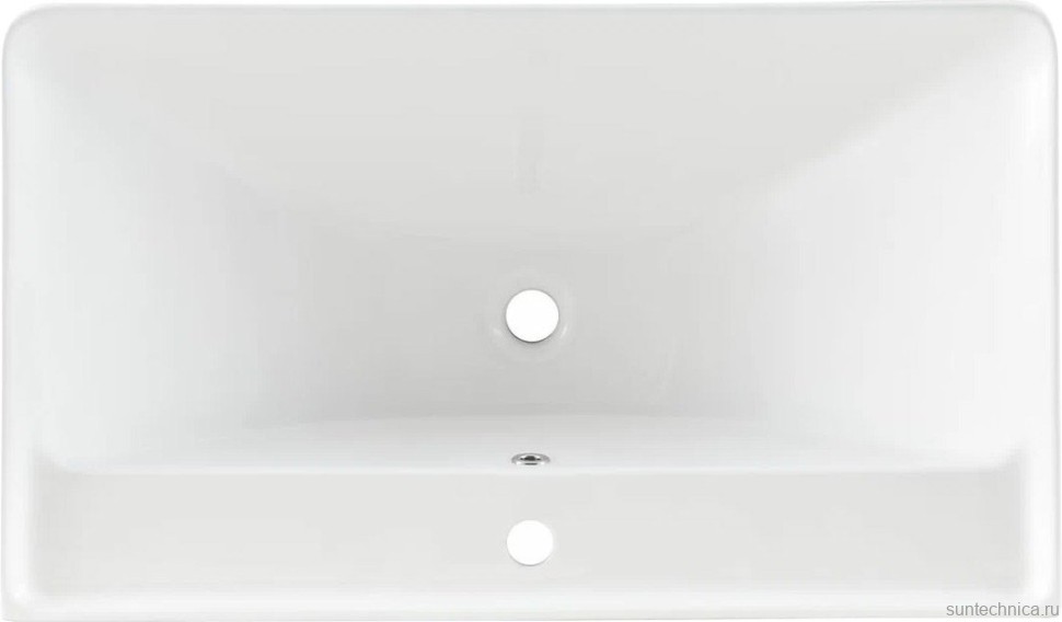 Тумба с раковиной Aquanet Оптима 80 подвесная, дуб светлый, белый сатин