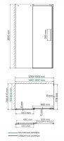 Душевой уголок Wasserkraft Alme 15R32 130x80 см