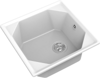 Комплект Мойка GranFest Unique U-500 иней + Измельчитель Bone Crusher BC 810-SL Slim Line