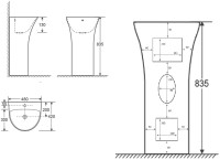 Раковина Ceruttispa Simona CT7832