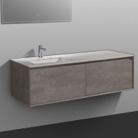 Тумба с раковиной Black&White Universe U909.1500 6562 G.ash, 8850 fishbelly white