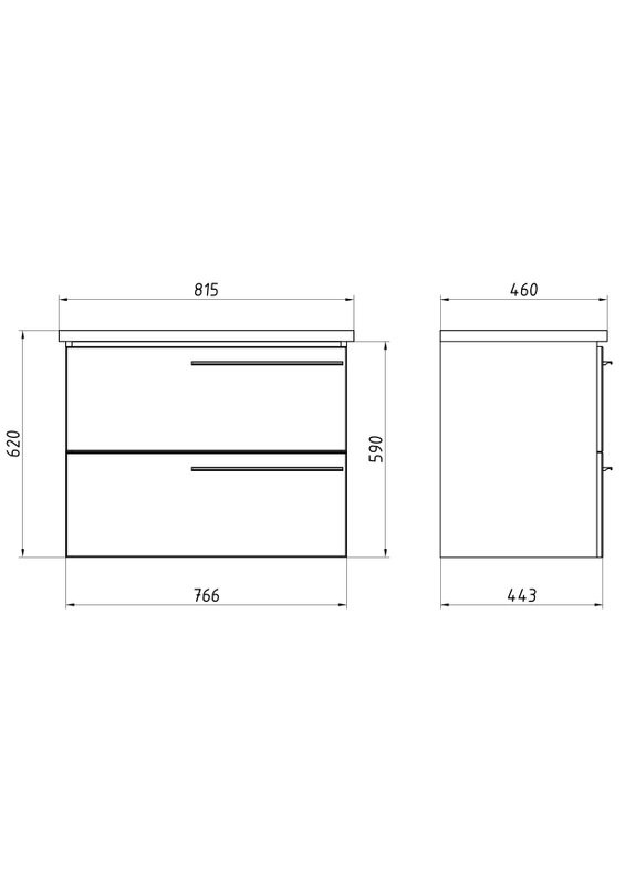 Мебель для ванной комнаты ASB-Mebel Тида 80