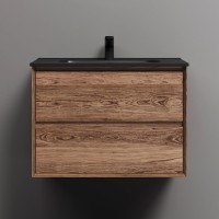 Тумба с раковиной Sancos Marmi 2.0 70 дуб чарльстон, раковина CN7007MB