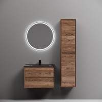 Тумба с раковиной Sancos Marmi 2.0 70 дуб чарльстон, раковина CN7007MB