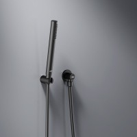 Душевой комплект Damixa Scandinavian Pure 936520300 С ВНУТРЕННЕЙ ЧАСТЬЮ, черный