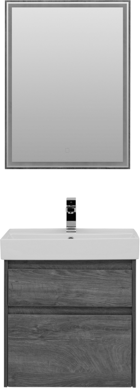 Мебель для ванной комнаты Aquanet Nova Lite 60 дуб рошелье, 2 ящика